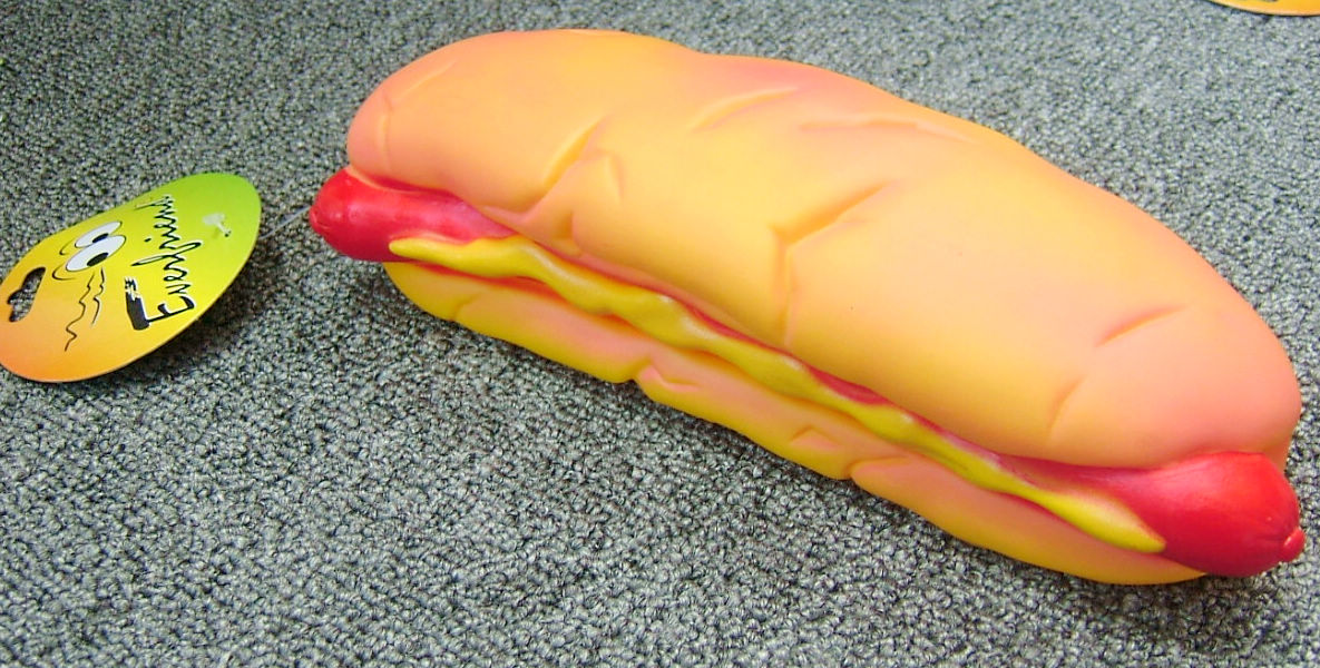 large hot dog toy